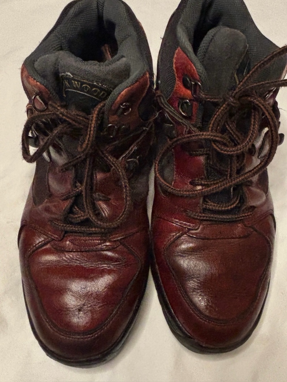 Elk Woods Men’s 10D Brown Leather Vintage Casual Outdoor Shoes